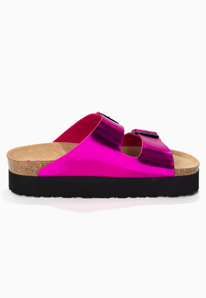 Bayton Sandales Japet Fuschia à Plateforme Bayton Femme