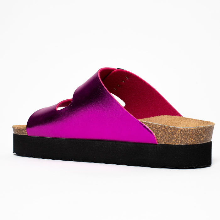 Bayton Sandales Japet Fuschia à Plateforme Bayton Femme