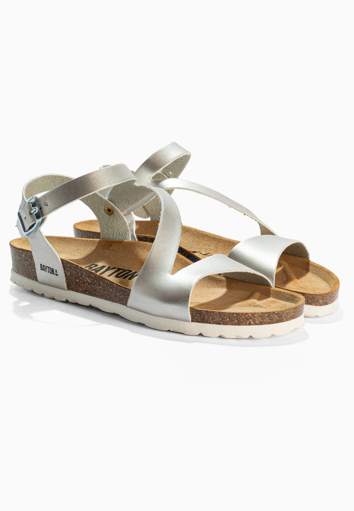 bayton Sandales Javea Argentées Multi-Brides Bayton femme