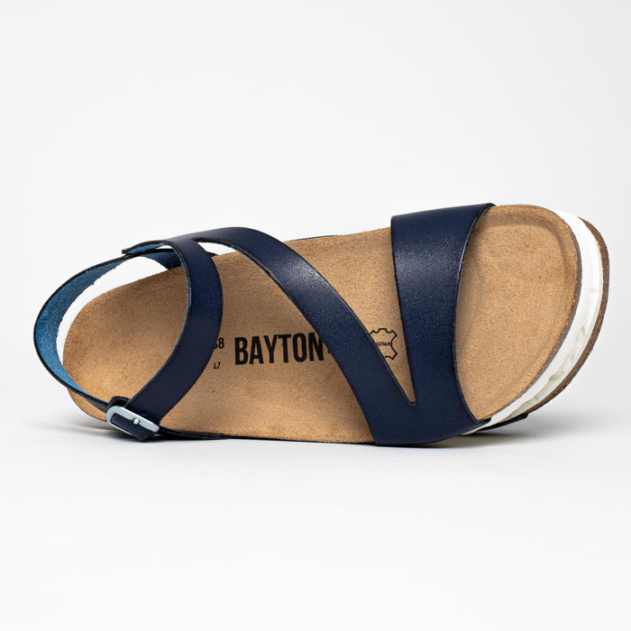 bayton Sandales Javea Bleu Marine Multi-Brides Bayton femme