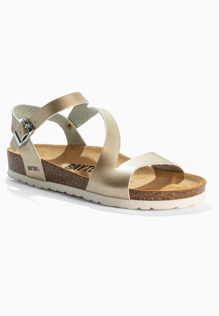 Bayton Sandales Javea Dorées Multi-Brides Bayton Femme