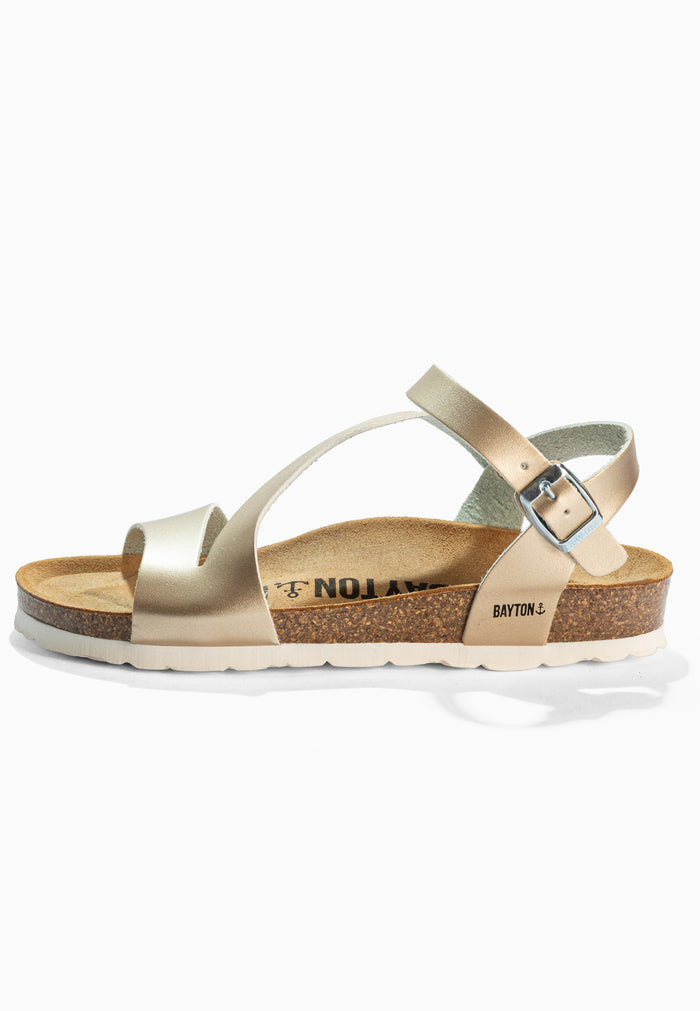 Bayton Sandales Javea Dorées Multi-Brides Bayton Femme