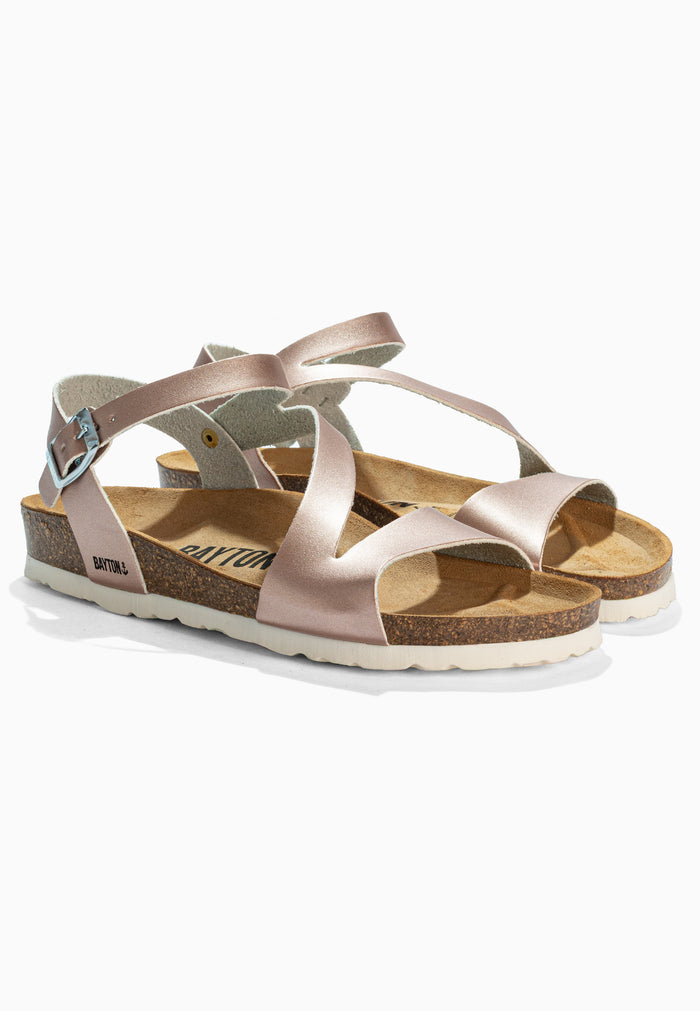 Bayton Sandales Javea Rose Dorées Multi-Brides Bayton Femme