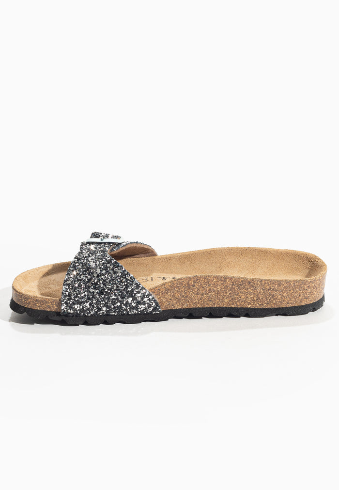 Bayton Sandales Jazz Argent Pailleté 1 Bride Bayton Enfant