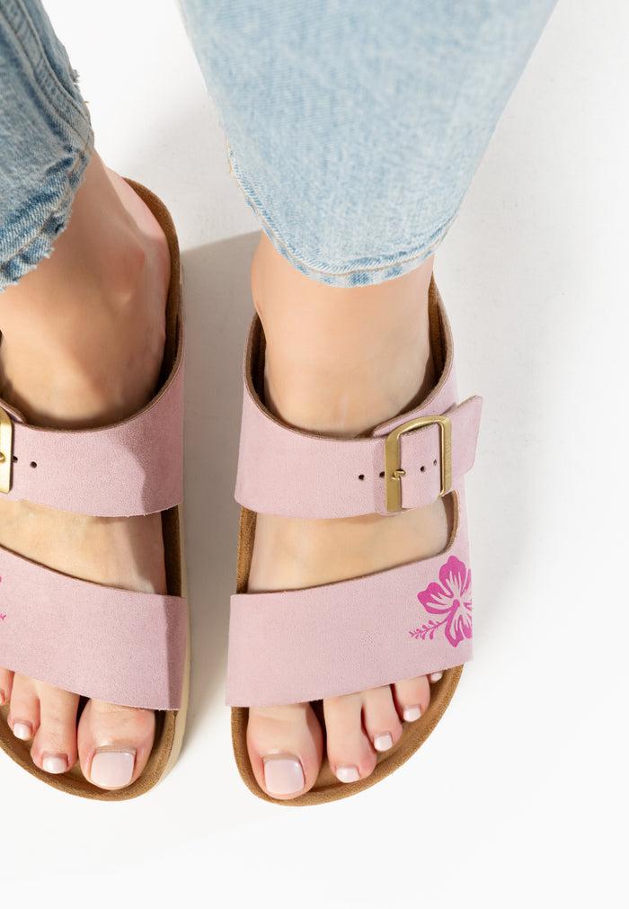 Bayton Sandales Jenn Lila Et Rose à Plateforme Bayton Femme