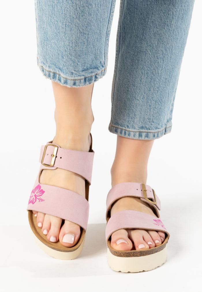 bayton Sandales Jenn Lila et Rose à Plateforme Bayton femme