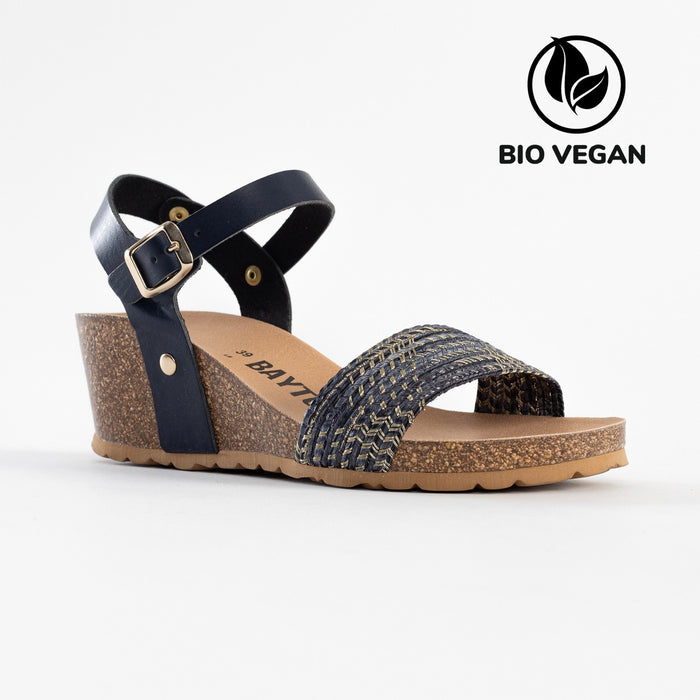 bayton Sandales Julies Noir Compensées et Semi-compensées Bayton femme