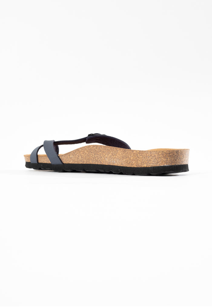 Bayton Sandales Junon Anthracite à Entre-Doigts Bayton Homme