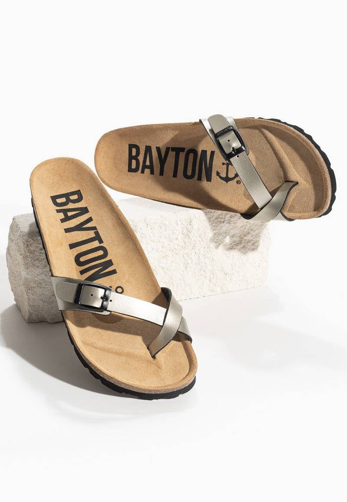 bayton Sandales Junon Mocha à Entre-Doigts Bayton Femme