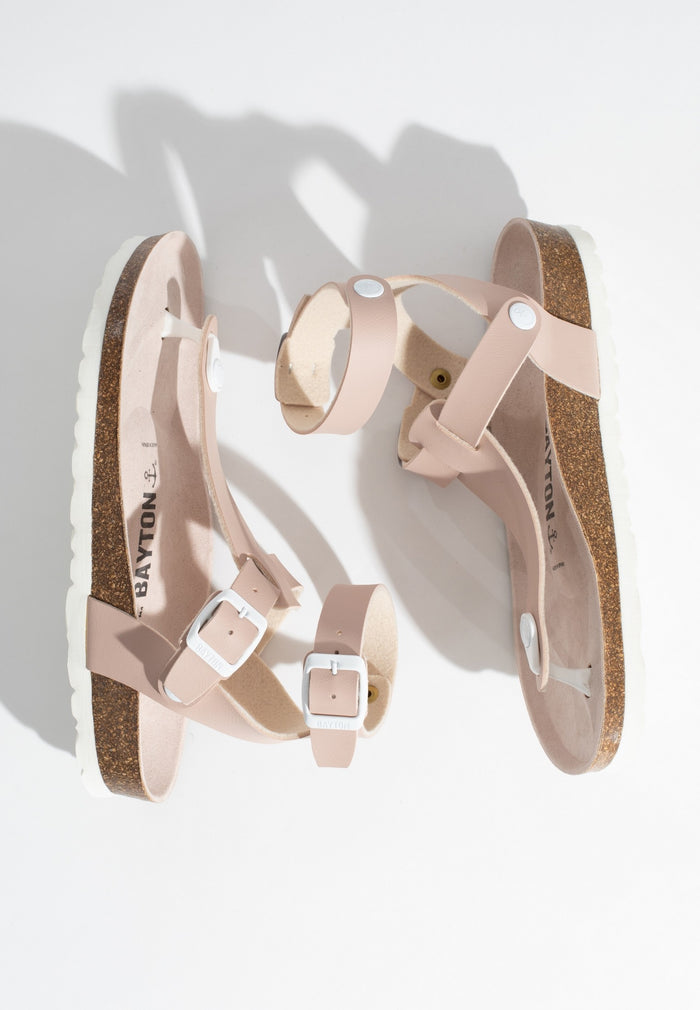 Bayton Sandales Kwinana Nude à Entre-Doigts Bayton Femme