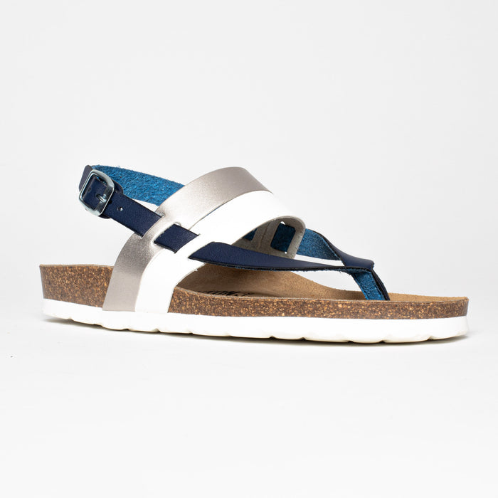 bayton Sandales Lajas Bleu Marine à Entre-Doigts Bayton Femme
