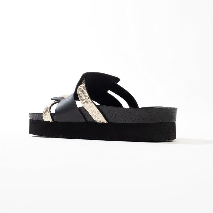 Bayton Sandales Lecce Noir à Plateforme Bayton Femme