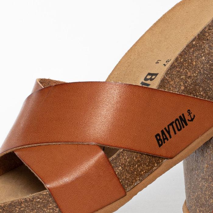 bayton Sandales Liverpool Camel Compensées et Semi-compensées Bayton femme