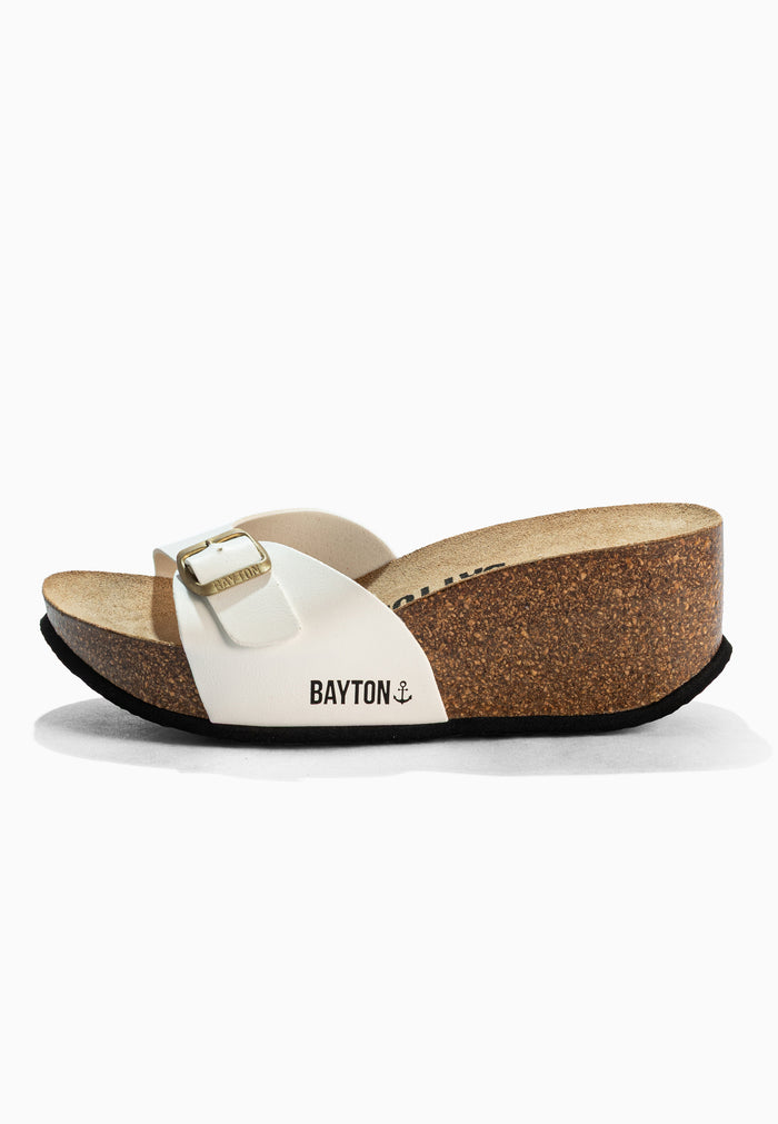 Bayton Sandales Luna Blanc Compensées Et Semi-compensées Bayton Femme