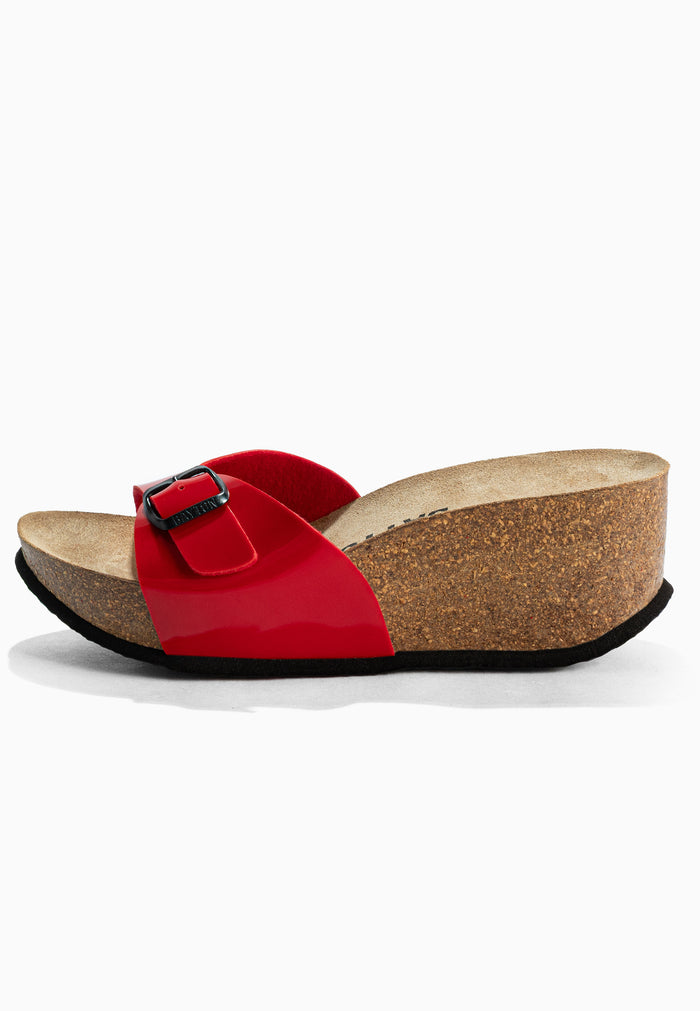 Bayton Sandales Luna Rouge Compensées Et Semi-compensées Bayton Femme