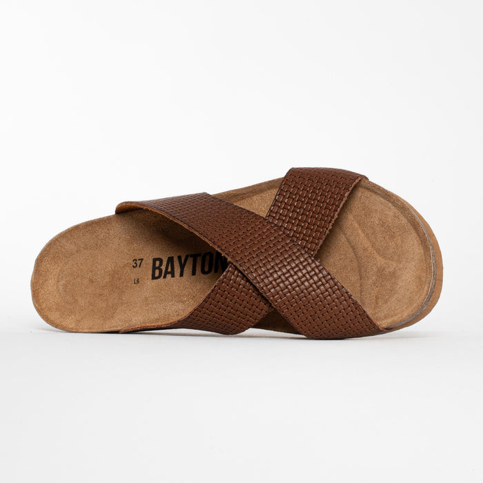 Bayton Sandales Marta Camel Compensées Et Semi-compensées Bayton Femme