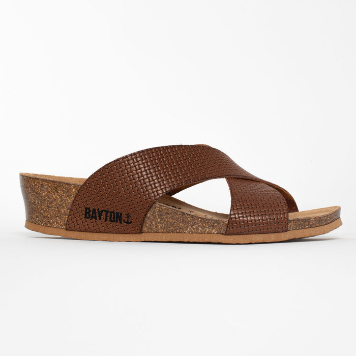 Bayton Sandales Marta Camel Compensées Et Semi-compensées Bayton Femme