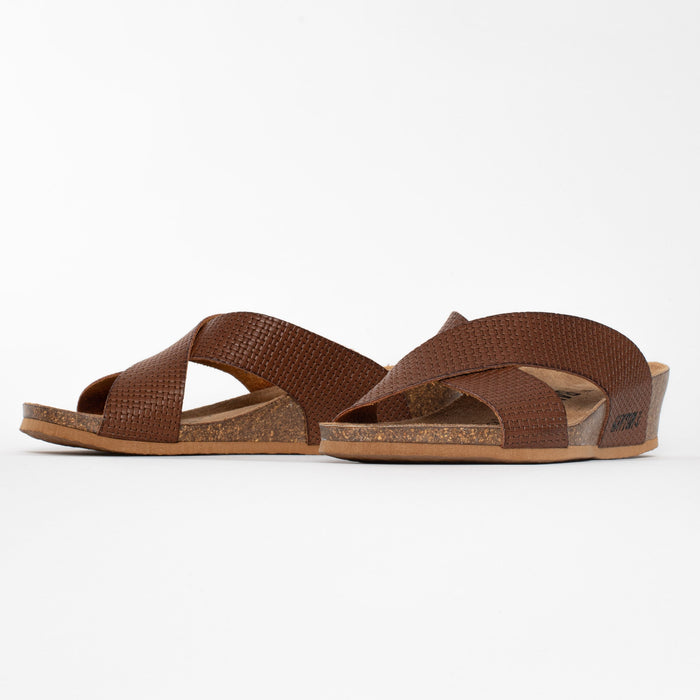 Bayton Sandales Marta Camel Compensées Et Semi-compensées Bayton Femme