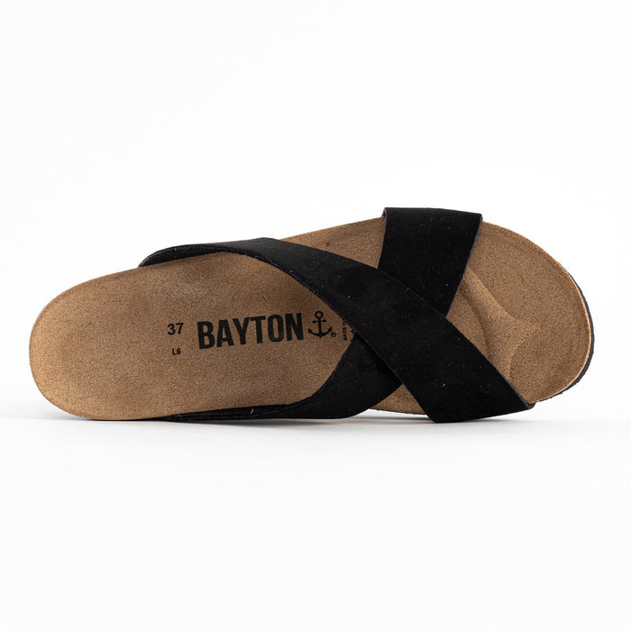 Bayton Sandales Marta Noir Compensées Et Semi-compensées Bayton Femme