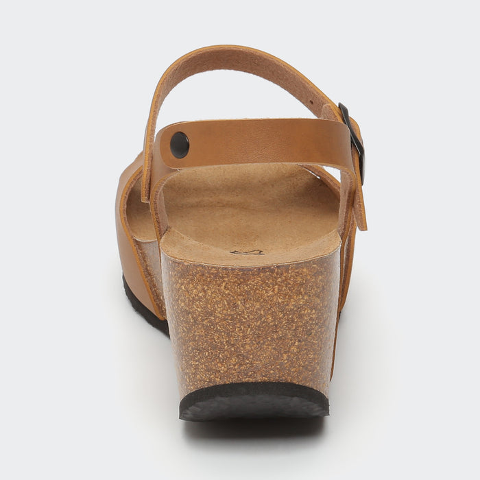 Bayton Sandales Maya Camel Compensées Et Semi-compensées Bayton Femme