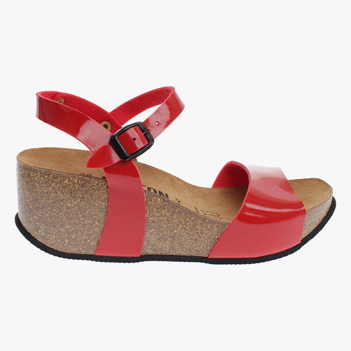 Bayton Sandales Maya Rouge Compensées Et Semi-compensées Bayton Femme