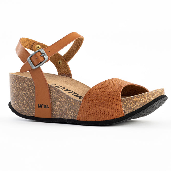 bayton Sandales Maya Tan Compensées et Semi-compensées Bayton femme