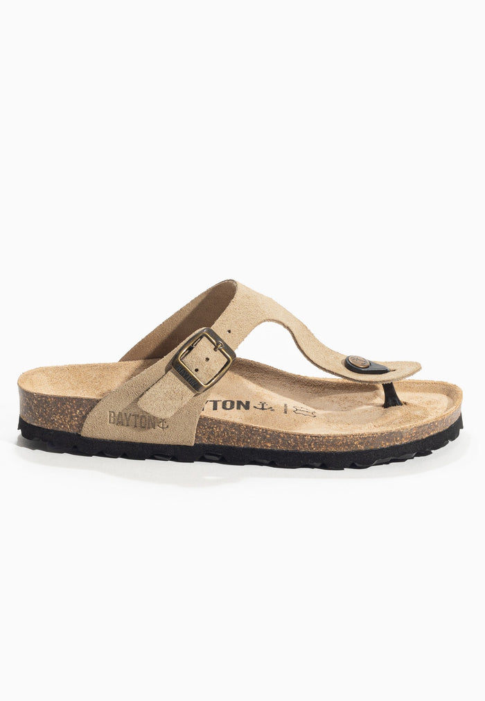 Bayton Sandales Melia Beige à Entre-Doigts Bayton Femme