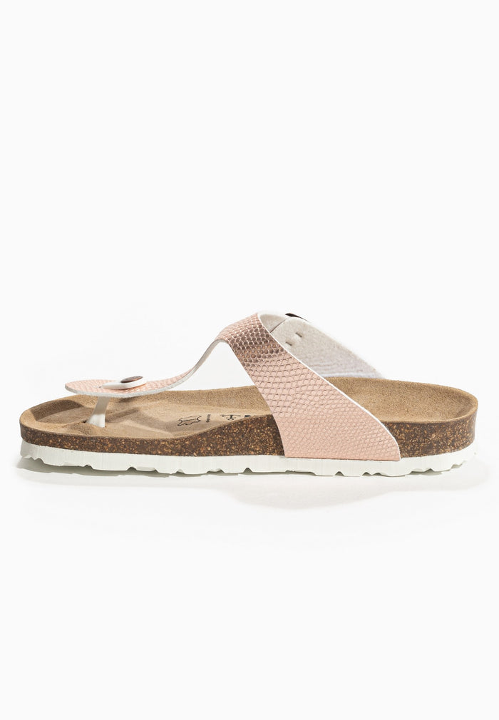 Bayton Sandales Melia Rose Gold à Entre-Doigts Bayton Femme
