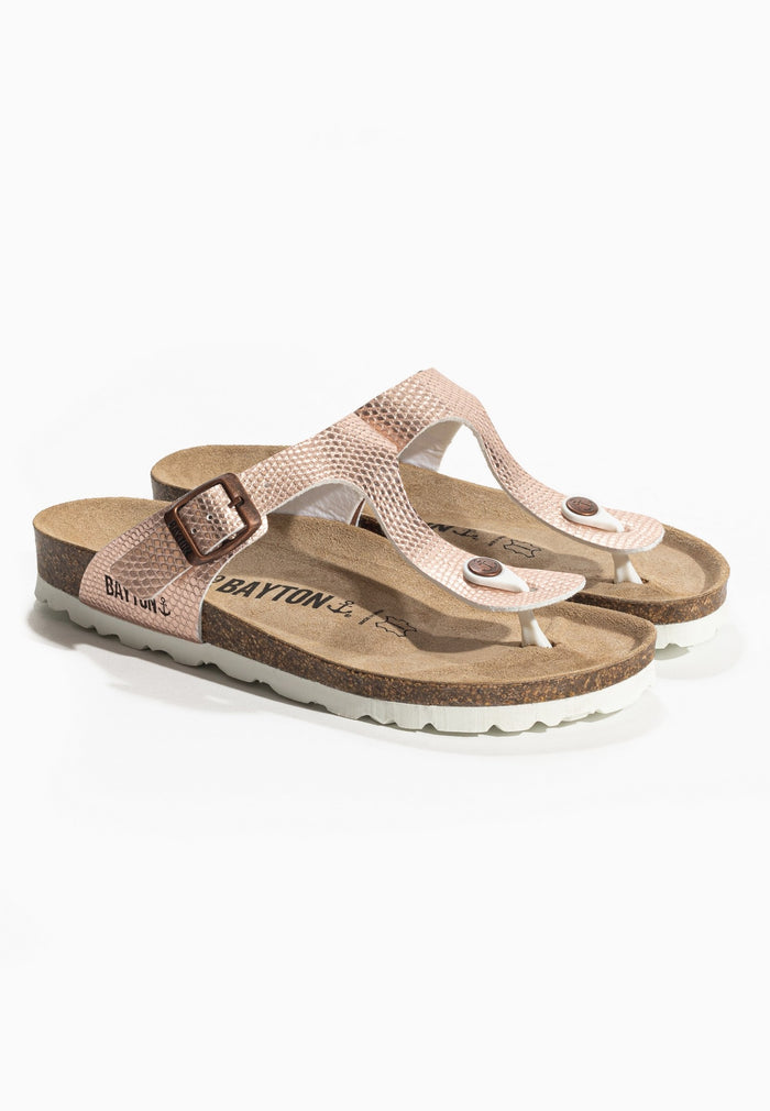 bayton Sandales Melia Rose gold à Entre-Doigts Bayton Femme