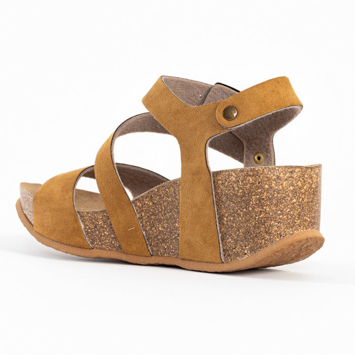 Bayton Sandales Melilla Tan Compensées Et Semi-compensées Bayton Femme