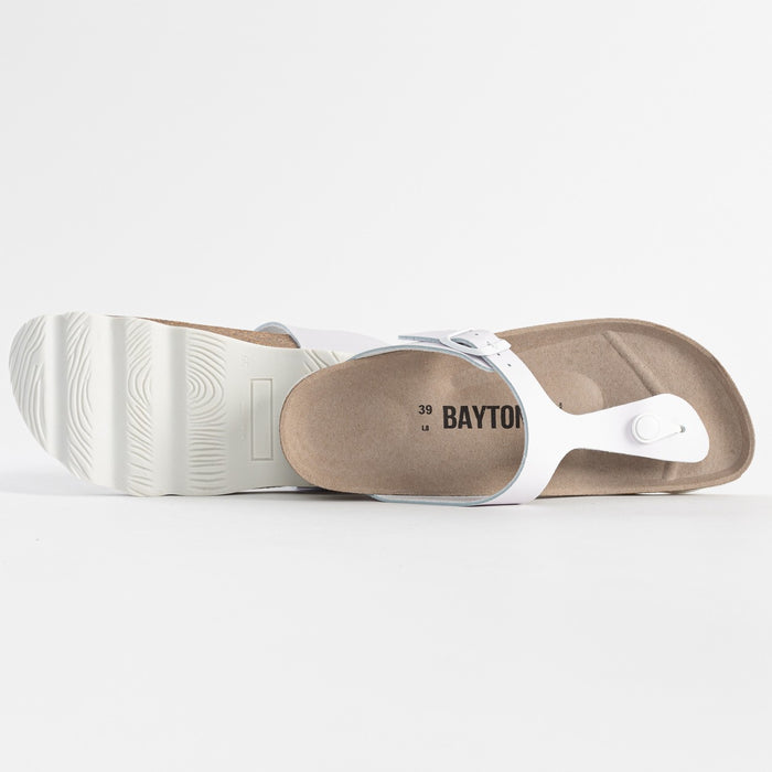Bayton Sandales Mercure Blanc à Entre-Doigts Bayton Femme