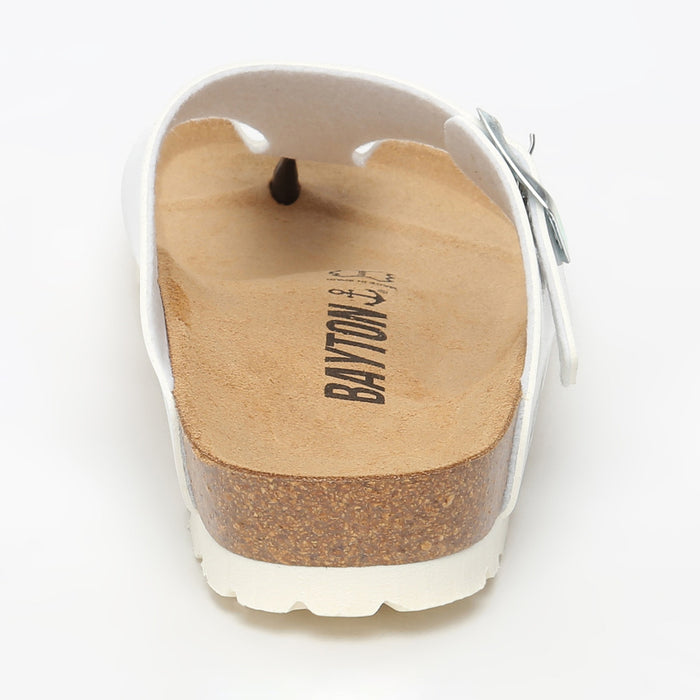 Bayton Sandales Mercure Blanc à Entre-Doigts Bayton Femme