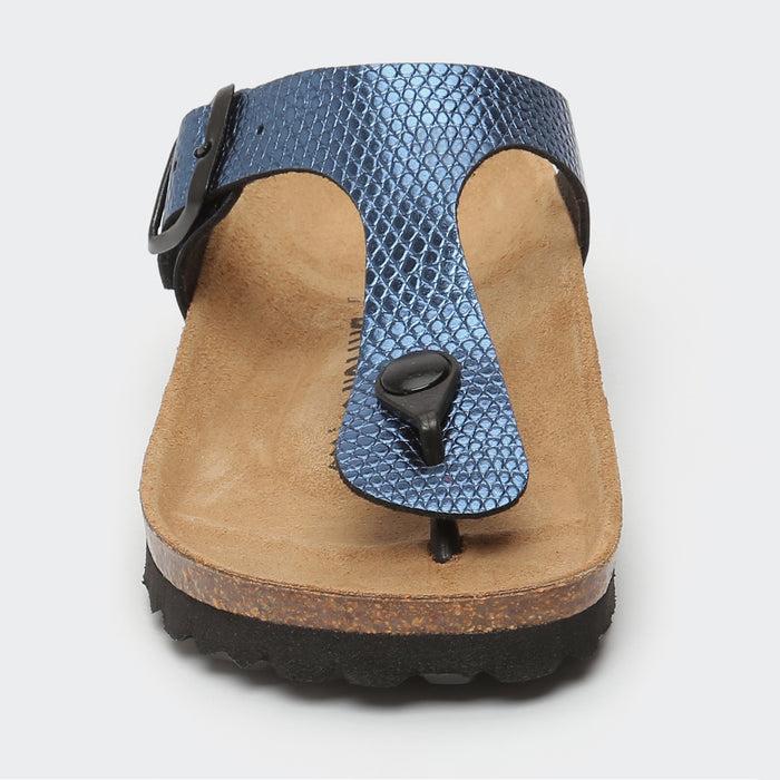 Bayton Sandales Mercure Bleu à Entre-Doigts Bayton Femme