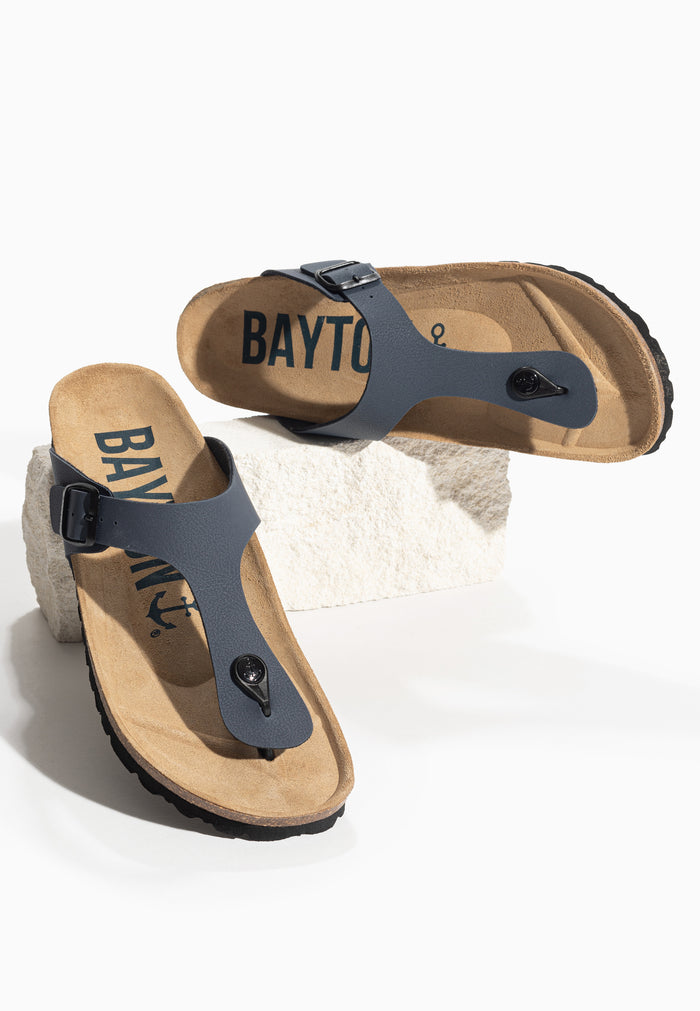 bayton Sandales Mercure Bleu marine à Entre-Doigts Bayton homme