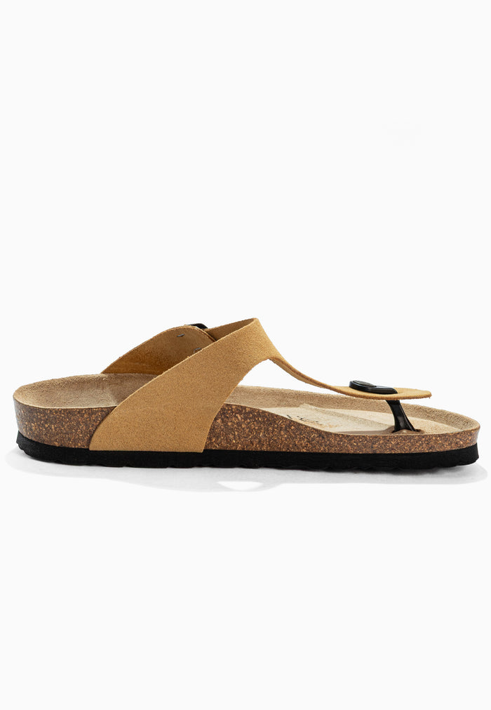 Bayton Sandales Mercure Camel à Entre-Doigts Bayton Femme