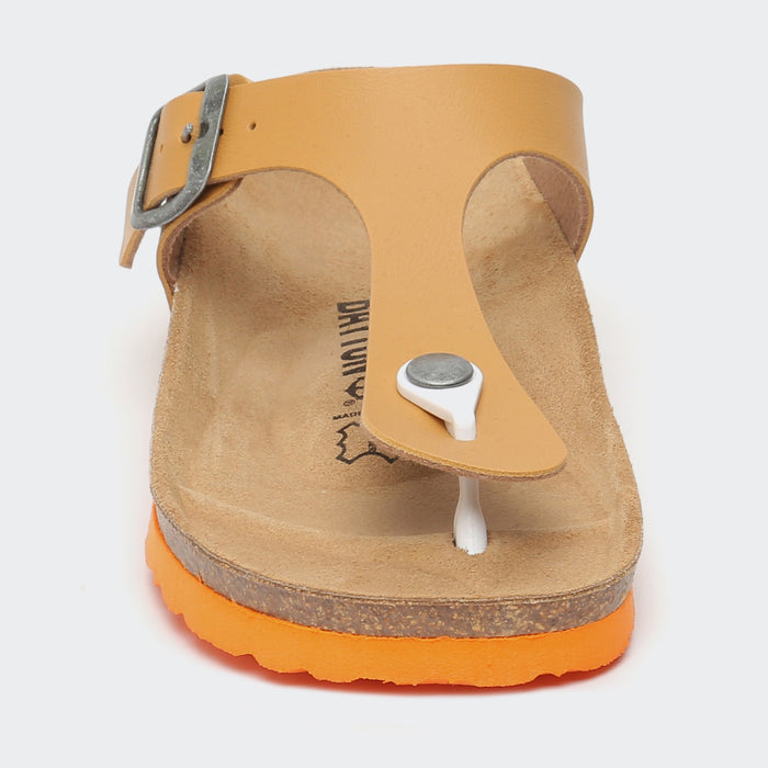 Bayton Sandales Mercure Camel à Entre-Doigts Bayton Femme