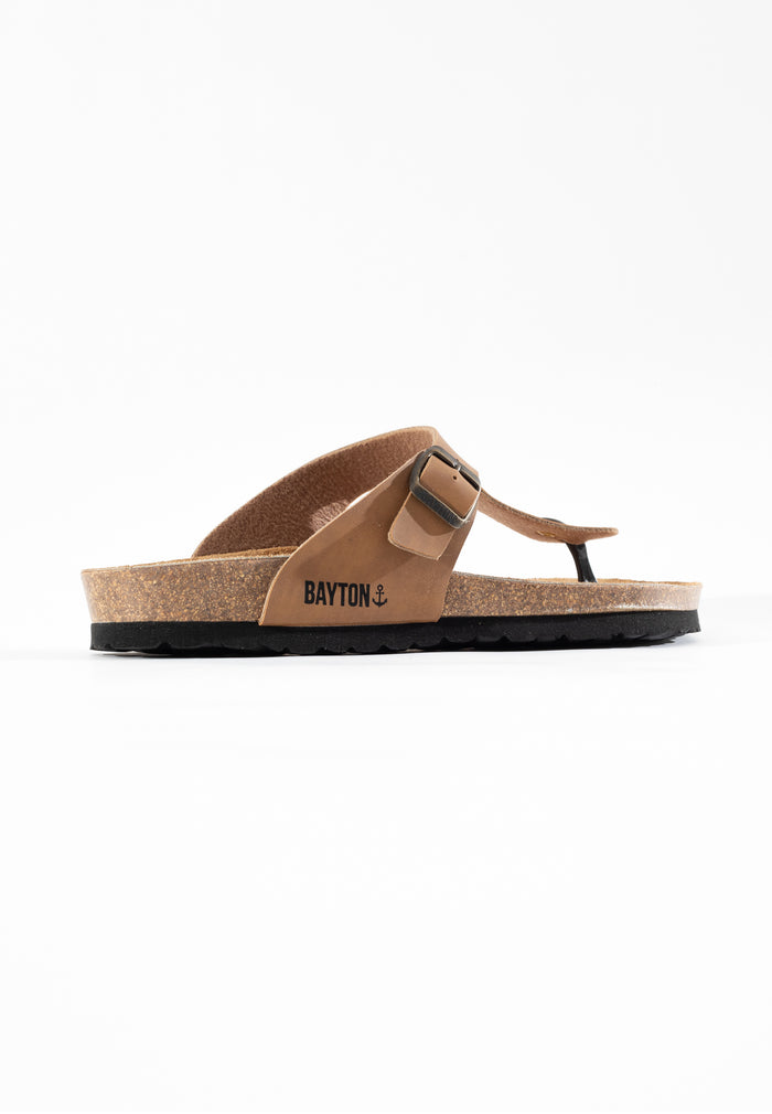 Bayton Sandales Mercure Camel à Entre-Doigts Bayton Homme
