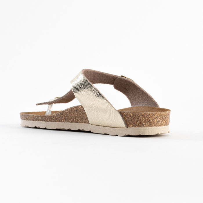 Bayton Sandales Mercure Dorées à Entre-Doigts Bayton Femme