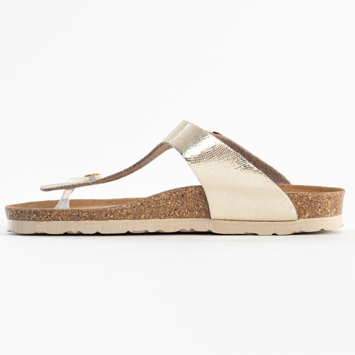 Bayton Sandales Mercure Dorées à Entre-Doigts Bayton Femme