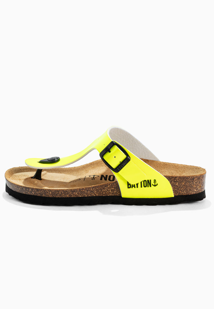 Bayton Sandales Mercure Jaune à Entre-Doigts Bayton Femme