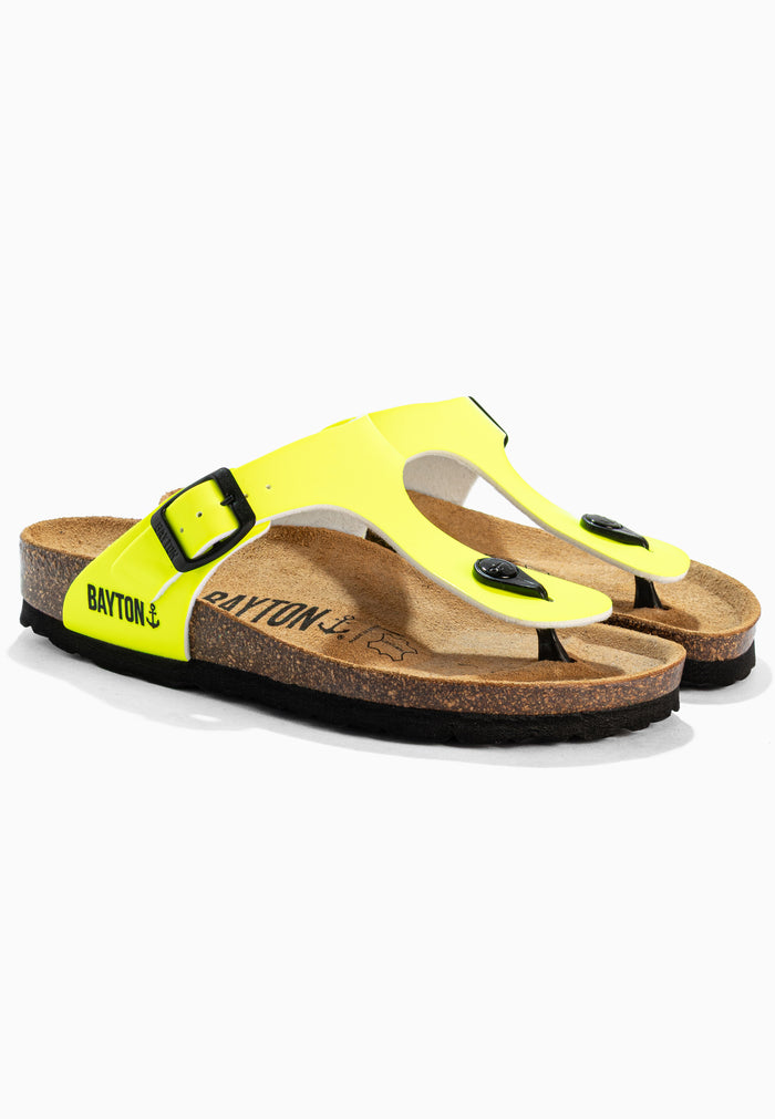 bayton Sandales Mercure Jaune à Entre-Doigts Bayton Femme