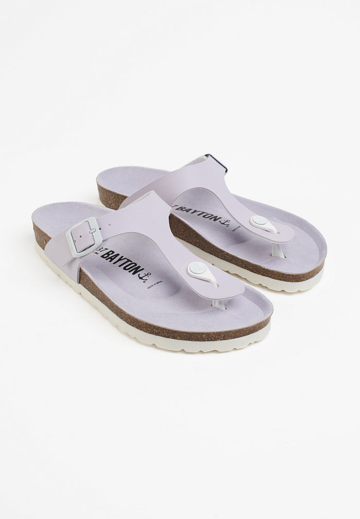 bayton Sandales Mercure Lila à Entre-Doigts Bayton Femme