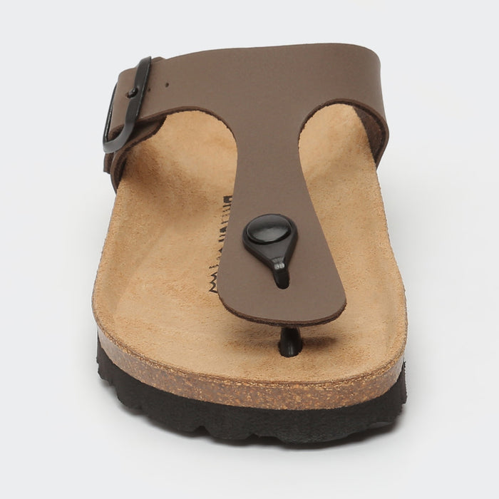 Bayton Sandales Mercure Marron à Entre-Doigts Bayton Femme