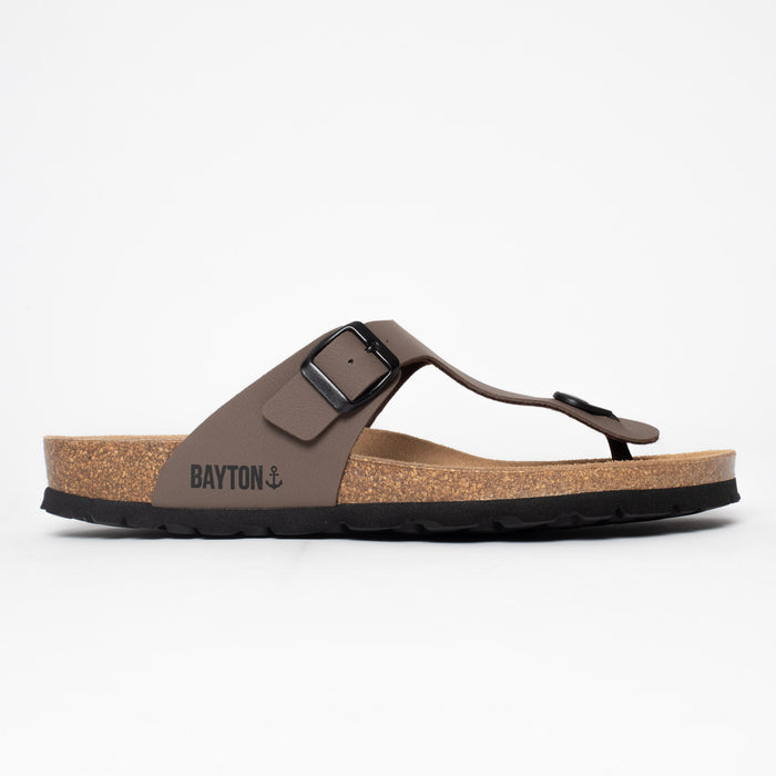 Bayton Sandales Mercure Marron à Entre-Doigts Bayton Homme