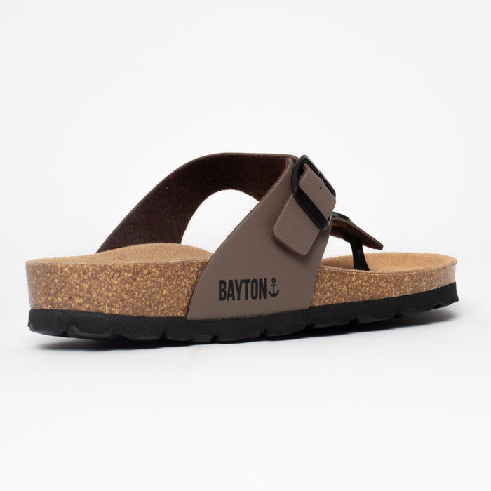 Bayton Sandales Mercure Marron à Entre-Doigts Bayton Homme