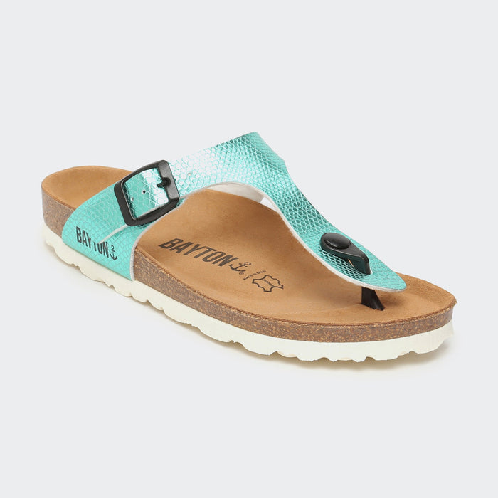 bayton Sandales Mercure Menthe à Entre-Doigts Bayton Femme