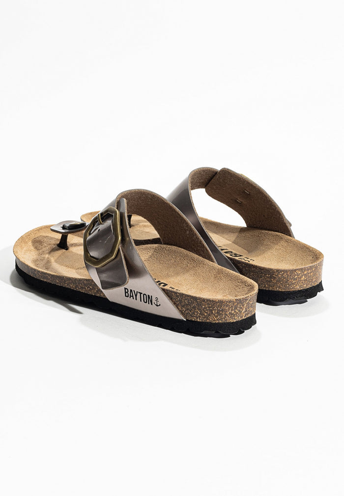 Bayton Sandales Mercure Mocha à Entre-Doigts Bayton Femme