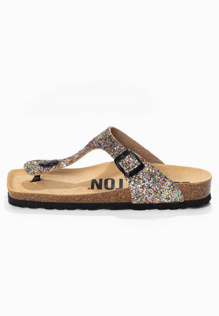 Bayton Sandales Mercure Multicolore Pailletées à Entre-Doigts Bayton Femme