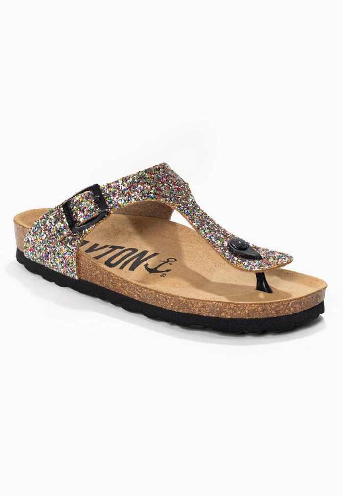 Bayton Sandales Mercure Multicolore Pailletées à Entre-Doigts Bayton Femme