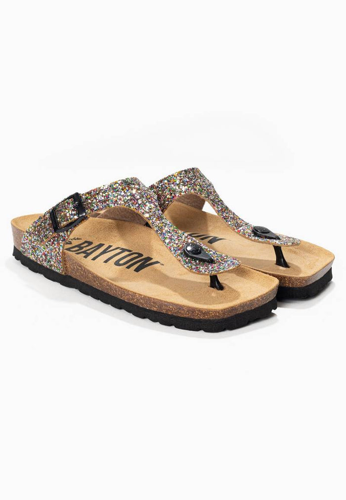 bayton Sandales Mercure Multicolore pailletées à Entre-Doigts Bayton Femme